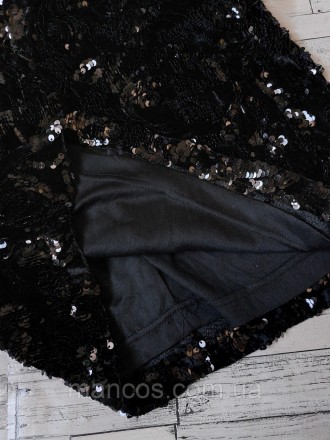 Нарядное черное платье Fashion с пайтками бархат
новое
Размер по бирке L,реально. . фото 6