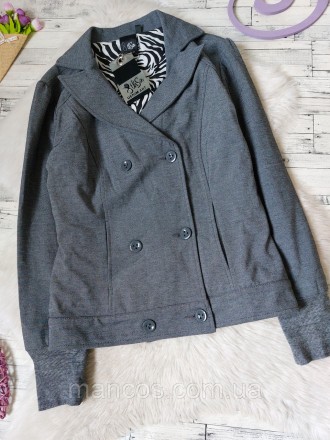 Пиджак серый Eighth sin женский
новый
Размер 48 (L)
Замеры:
длина 58 см
рукав 60. . фото 3