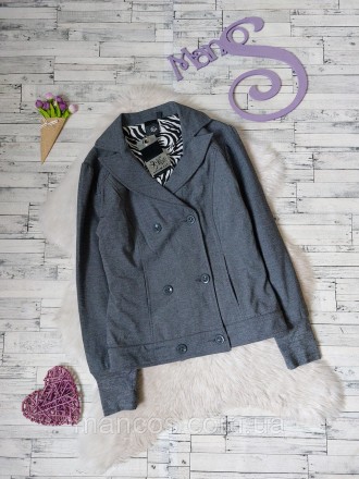 Пиджак серый Eighth sin женский
новый
Размер 48 (L)
Замеры:
длина 58 см
рукав 60. . фото 2