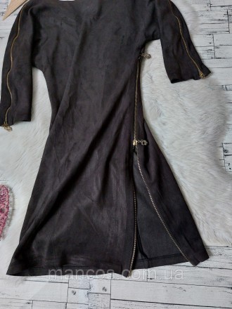 Платье Atmaze замшевое черное с молнией
новое
Размер 36 на 42 (XS)
Замеры:
длина. . фото 4