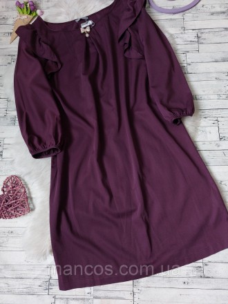 Платье Melio бордовое женское
новое
Размер 50-52 ( XL-XXL)
Замеры:
длина 96 см
р. . фото 3
