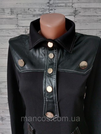 Платье Chia brand черное с кожаными вставками
новое, 2 шт.
Размер 44 (S)
Замеры:. . фото 5