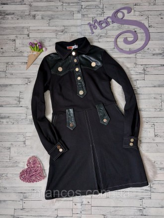 Платье Chia brand черное с кожаными вставками
новое, 2 шт.
Размер 44 (S)
Замеры:. . фото 2
