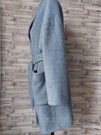Женское пальто Emass утепленное голубое с поясом
Производитель Emass 
Состояние . . фото 10