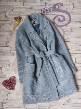 Женское пальто Emass утепленное голубое с поясом
Производитель Emass 
Состояние . . фото 2