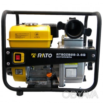 
Преимущества мотопомпы Rato RT80ZB28-3.6Q
	Предназначена для перекачивания чист. . фото 1