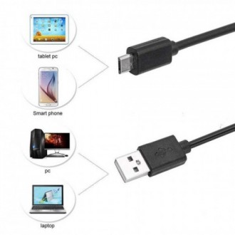 Камера
эндоскоп с кабелем на 2 метра 7 мм USB/micro USB с подсветкой Провод
эндо. . фото 8