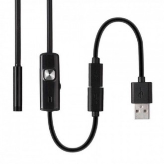 Камера
эндоскоп с кабелем на 2 метра 7 мм USB/micro USB с подсветкой Провод
эндо. . фото 6