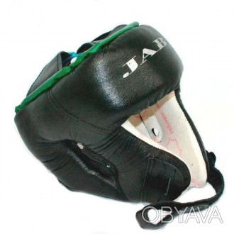  Шлем
боксерский "ТМ JAB" КожаЗащитный шлем – именно та часть инвентаря, которую. . фото 1