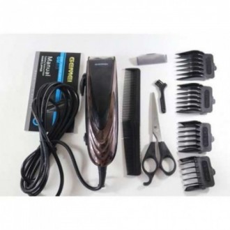 Професійна машинка для стрижки волосся Gemei GM-813 Надійна і якісна машинка для. . фото 4