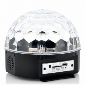 Светомузыка диско шар Magic Ball Music MP3 плеер с bluetooth
Светодиодный диско-. . фото 3