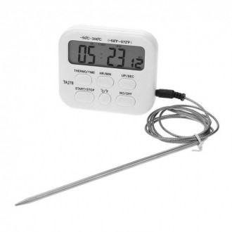 Цифровий термометр ТА278 для духовки (печі) з виносним датчиком до 300°С Цифрови. . фото 5