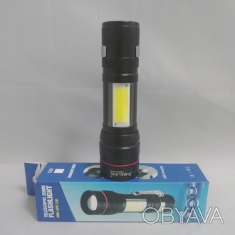 Тактичний ліхтар POLICE BL 520 Q5 99000W ліхтарик 300 Lumen USB Малогабаритний м. . фото 1