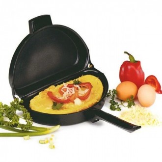 Подвійна сковорода для омлету антипригарна Folding Omelette Pan
Готуйте з різним. . фото 2