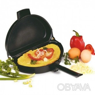 Подвійна сковорода для омлету антипригарна Folding Omelette Pan
Готуйте з різним. . фото 1