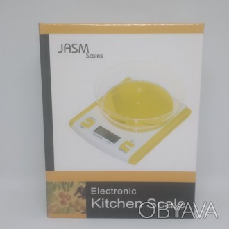 Кухонні Ваги JASM Scales JM-86 до 5 кг Помаранчеві Ваги JASM Scales JM-86 до 5 к. . фото 1