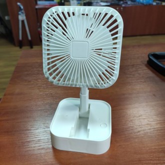 Портативний настільний міні вентилятор Mini Fan JY-1129 USB Білий. Дніпро. фото 1