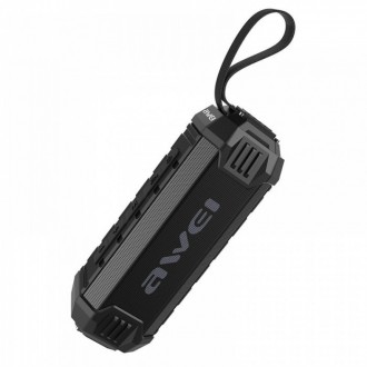 Портативная экстремальная Bluetooth колонка Awei Y280 (Bluetooth, MP3, AUX, Mic). . фото 6
