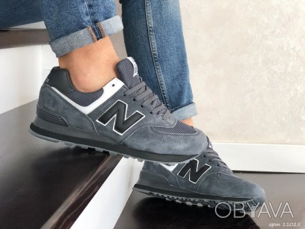 
Мужские кроссовки New Balance 574 
Производитель:Вьетнам
Материал верха:замша,с. . фото 1