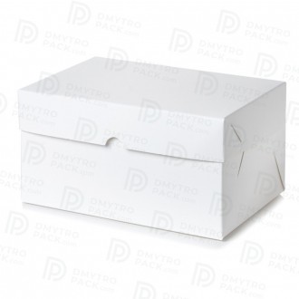 Коробка с откидной крышкой из мелованного картона 160х160х90 мм для капкейков, п. . фото 6