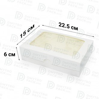 Самосборная коробка из мелованного картона с откидной крышкой 225х150х60 мм подх. . фото 3