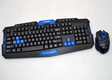 Стильний зручний комплект HK-8100, що складається з бездротової клавіатури і миш. . фото 2