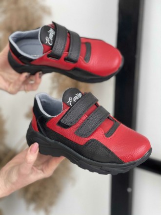 Детские кроссовки кожаные весна/осень красные Emirro 316 L Red Edition. Ровно. фото 1 Детские кроссовки кожаные весна/осень красные Emirro 316 L Red Edition. Ровно. фото 1