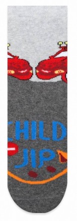 Дитячі махрові шкарпетки з нековзаючою підошвою Bross Арт. 21403
Колір: чорний, . . фото 3