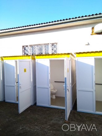 Туалетная кабина, функционирующая в автономном режиме и являющаяся альтернативны. . фото 1