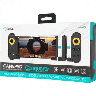 Джойстик Геймпад Gelius Pro Conqueror GP-BTG-011 Bluetooth Геймпад для Телефона. Київ. фото 1 Джойстик Геймпад Gelius Pro Conqueror GP-BTG-011 Bluetooth Геймпад для Телефона. Київ. фото 1