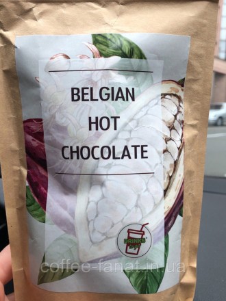 Гарячий шоколад Belgian зі шматочками справжнього бельгійського чорного шоколаду. . фото 4