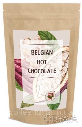 Гарячий шоколад Belgian зі шматочками справжнього бельгійського чорного шоколаду. . фото 1