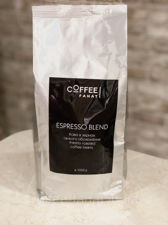 Зерновой кофе Espresso Blend свежеобжаренный, средней степени обжарки.
Купаж зер. . фото 2