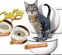 Туалет для кота -Citi-Kitty. Для приучения кошки к унитазу.. Миколаїв. фото 1
