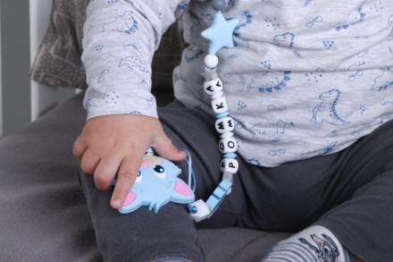 Именной подарочный набор для новорожденного мальчика с именной игрушкой грызунок. . фото 4