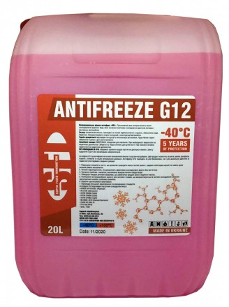 Охлаждающая жидкость ANTIFREEZE G12 «SFI». Предназначен для использования в каче. . фото 2