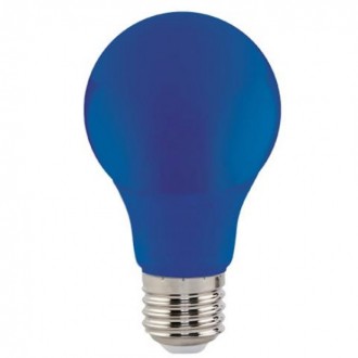 Лампа светодиодная Horoz Electric SPECTRA 3W E27 синяя 001-017-0003-011
Осветите. . фото 2