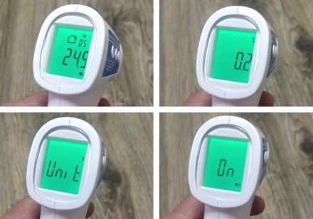 Бесконтактный термометр цифровой медицинский инфракрасный градусник. Термометр д. . фото 10
