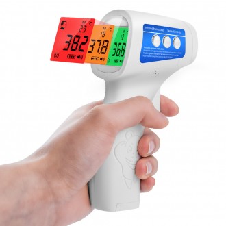 Бесконтактный термометр цифровой медицинский инфракрасный градусник. Термометр д. . фото 2