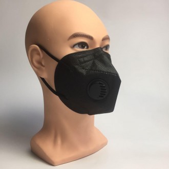  
Захисна маска KN95 Респіратор із клапаном. Респіратор будівельний від диму, пи. . фото 13