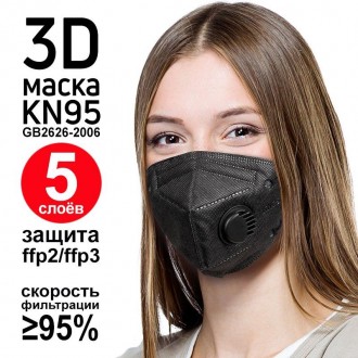 Респіратор маска захисна JIADA FFP2 KN95 в окремій упаковці.
JIADA РеспираторKN9. . фото 4