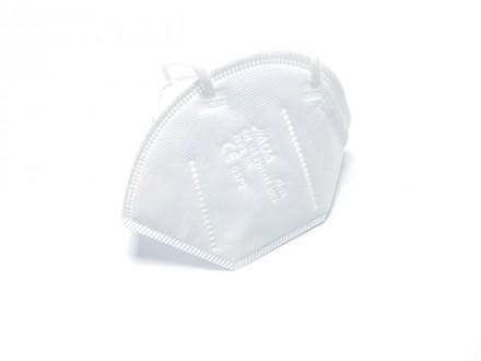 Захисна маска KN95 JIADA Респіратор FFP2 — Білий. 5 шарів/фільтрація 95%/ФФП2 За. . фото 8