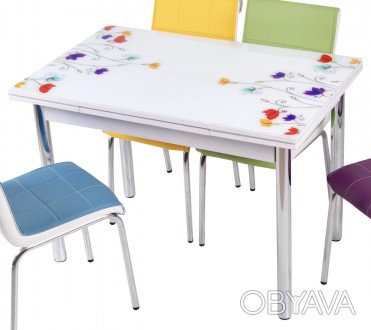 Обеденный стол с оригинальным декором практичен и удобен и станет украшением Ваш. . фото 1