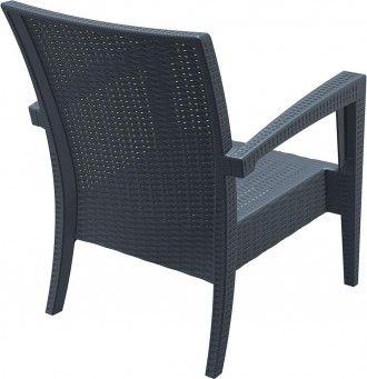 Кресло пластиковое турецкого производителя Siesta изготовлен из армированного ст. . фото 5