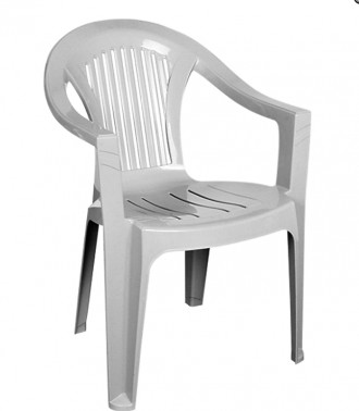 Крісло пластикове турецького виробника Irak Plastik виготовлений з якісної сиров. . фото 3