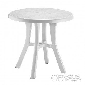 Стол пластиковый круглой формы турецкого производителя Siesta выполнен из качест. . фото 1