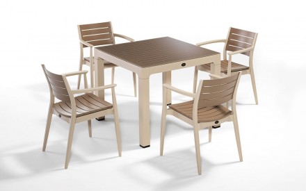 REGNUM FOR 4, набор высококачественной пластиковой мебели (устойчивой к температ. . фото 3