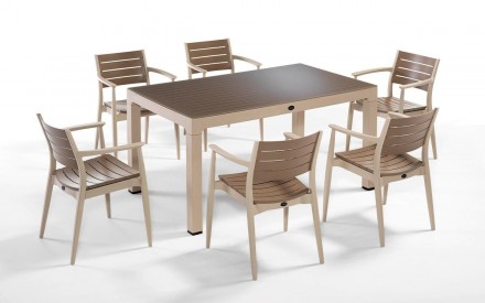 REGNUM FOR 6, набор высококачественной пластиковой мебели (устойчивой к температ. . фото 5