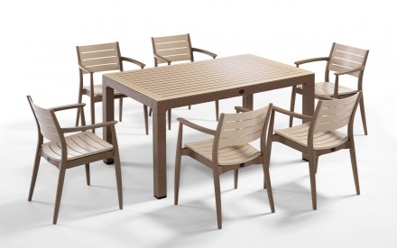 REGNUM FOR 6, набор высококачественной пластиковой мебели (устойчивой к температ. . фото 2