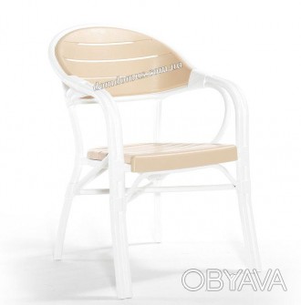 BAMBOO, крісло з високоякісного пластику (стійкий до температурних змін та ультр. . фото 1